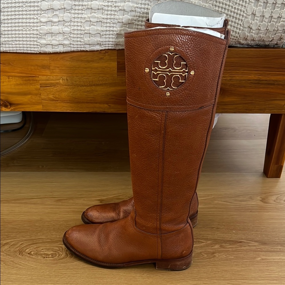 Tory Burch Brown Heeled Boots